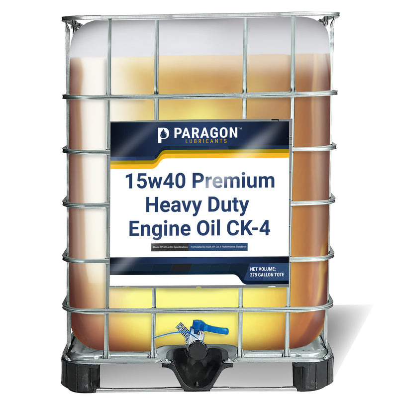 Premium Heavy Duty Diesel Engine Oil - SAE 15w40 Ck-4 275 Gallon Tote