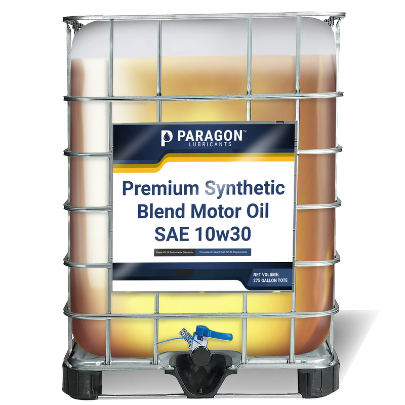 Premium Synthetic Blend Motor Oil -  SAE 10w30 275 Gallon Tote