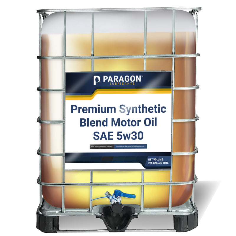 Premium Synthetic Blend Motor Oil -  SAE 5w30 275 Gallon Tote