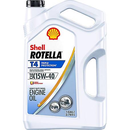Shell Rotella T4 15W40- 1 Gallon, (Pack of 3)
