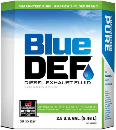 DEF Pallet - BlueDEF 2.5 Gallon Jugs - Premium Diesel Exhaust Fluid - 40 Pack