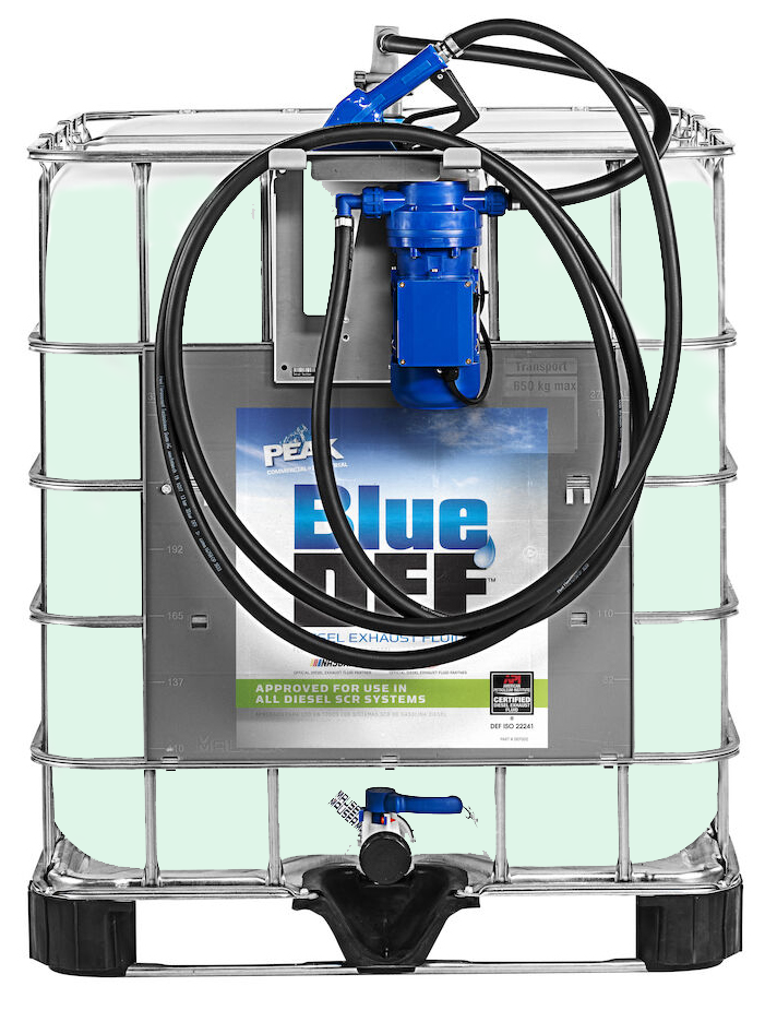 Blue DEF 330-Gallon Tote Premium Diesel Exhaust Fluid - Filled DEF Tot ...