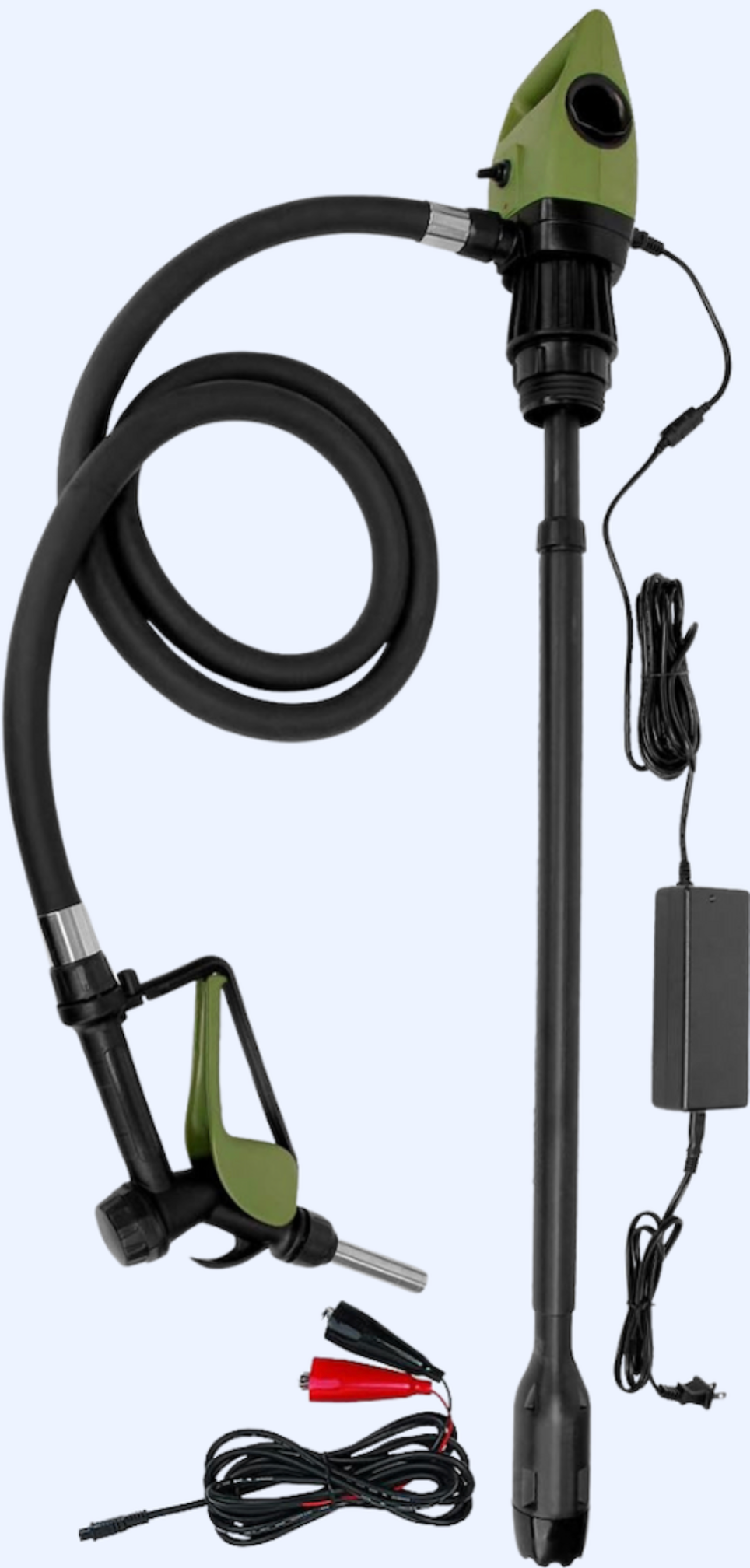 Electric and Battery Powered DEF Tote Pump - AC adapter and 12V Batter ...