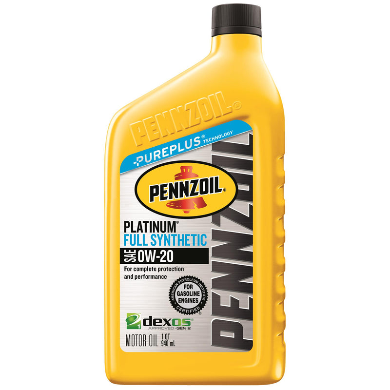 Pennzoil Platinum Full Syn 0W20 (Pack of 6)