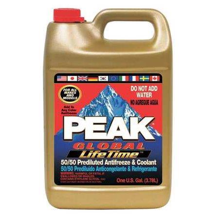 Peak Extended Life 50/50 Global- 1 Gallon, (Pack of 6)